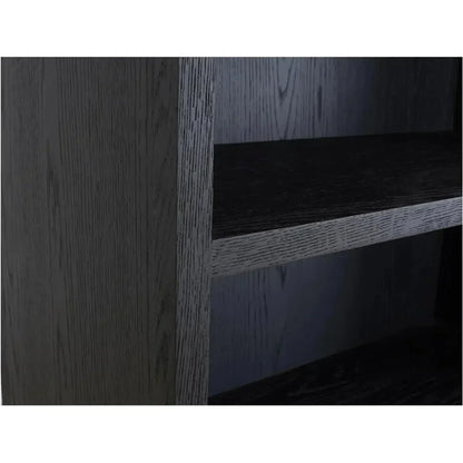 Wilde Wood Black Display Cabinet - LOOMLAN - Moe's Home - Bookcases