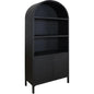 Wilde Wood Black Display Cabinet - LOOMLAN - Moe's Home - Bookcases