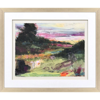 Wilderness III Wood Green Framed Wall Art