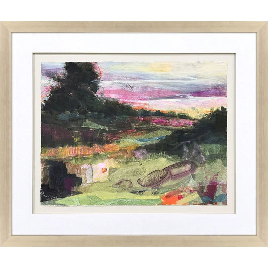 Wilderness III Wood Green Framed Wall Art