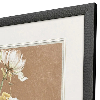 Wildflowers Wood White Framed Wall Art