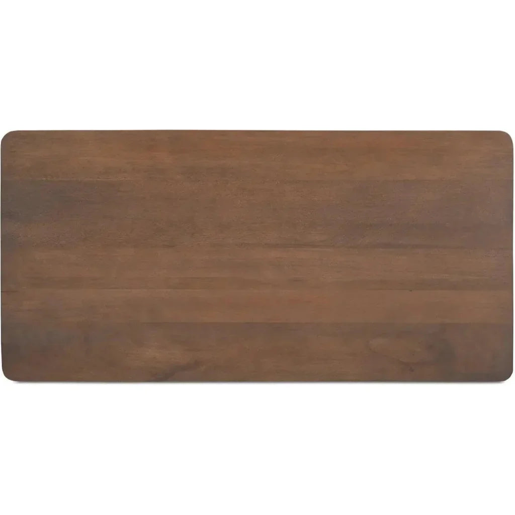 Wiley Wood Brown Rectangular Coffee Table - LOOMLAN - Moe's Home - Coffee Tables