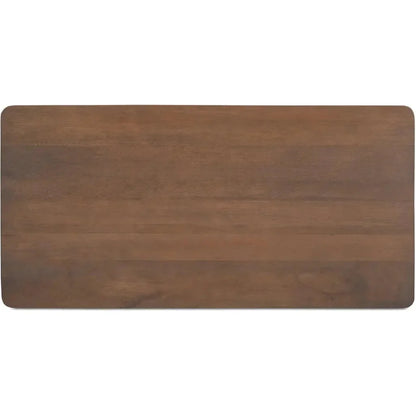 Wiley Wood Brown Rectangular Coffee Table - LOOMLAN - Moe's Home - Coffee Tables