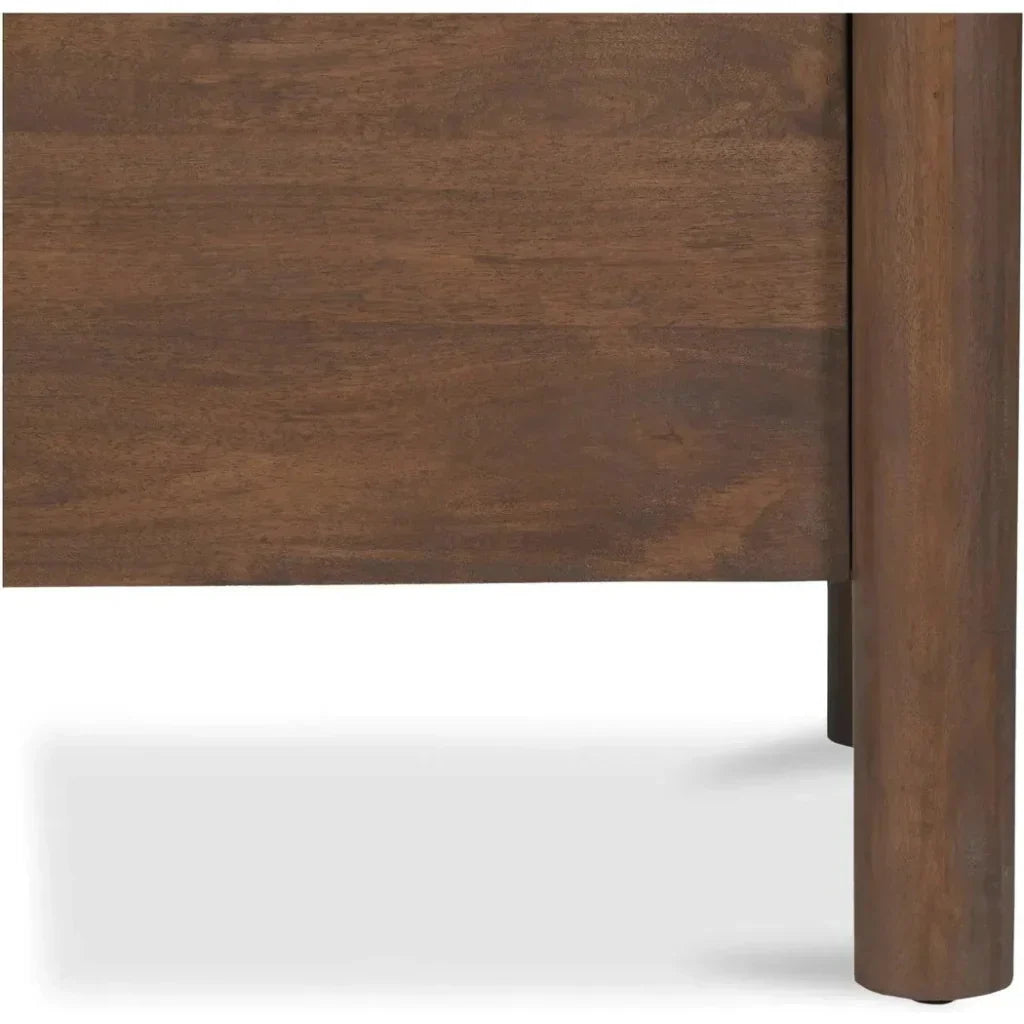 Wiley Wood Vintage Brown 3 Drawer Sideboard - LOOMLAN - Moe's Home - Sideboards