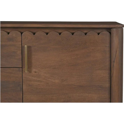 Wiley Wood Vintage Brown 3 Drawer Sideboard - LOOMLAN - Moe's Home - Sideboards