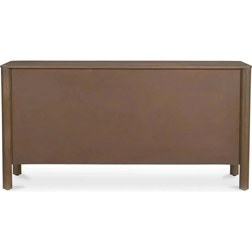 Wiley Wood Vintage Brown 3 Drawer Sideboard - LOOMLAN - Moe's Home - Sideboards