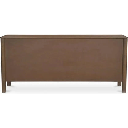 Wiley Wood Vintage Brown 4 Door Sideboard - LOOMLAN - Moe's Home - Sideboards