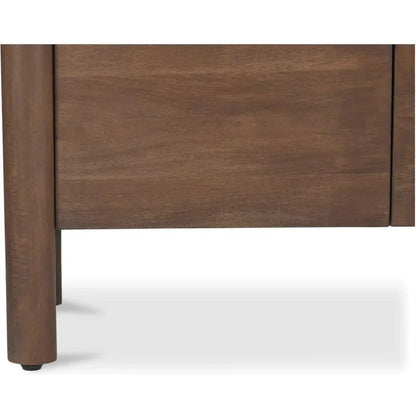 Wiley Wood Vintage Brown 4 Door Sideboard - LOOMLAN - Moe's Home - Sideboards
