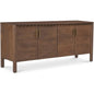 Wiley Wood Vintage Brown 4 Door Sideboard - LOOMLAN - Moe's Home - Sideboards
