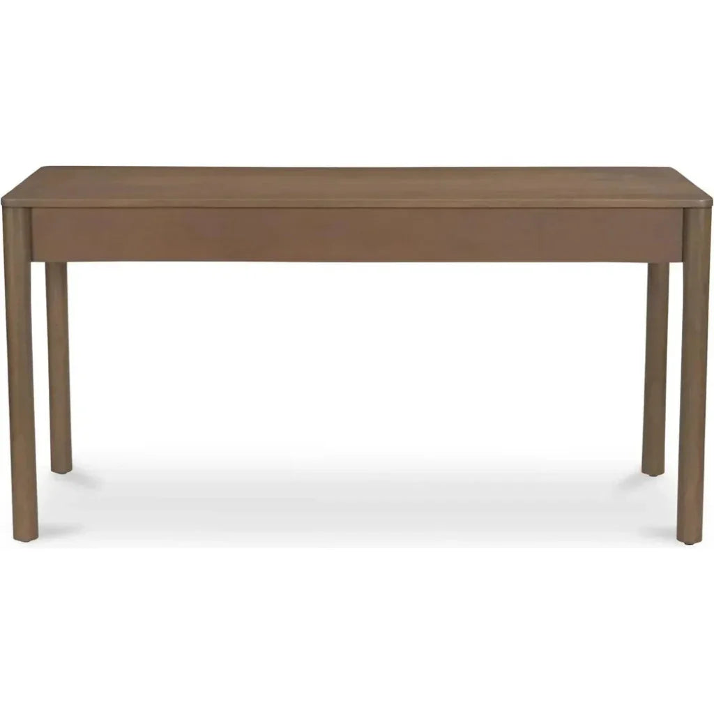 Wiley Wood Vintage Brown Desk-Home Office Desks-Moe's Home-LOOMLAN