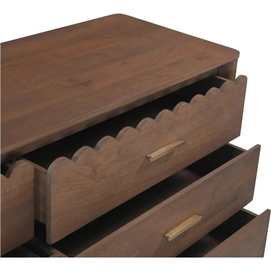 Wiley Wood Vintage Brown Dresser - LOOMLAN - Moe's Home - Dressers