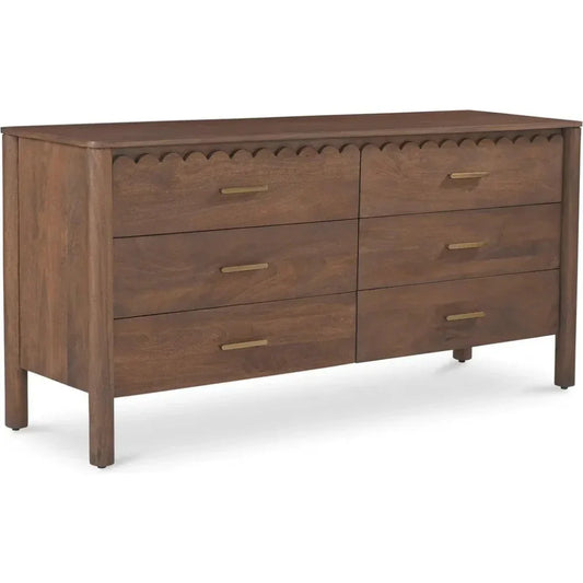 Wiley Wood Vintage Brown Dresser - LOOMLAN - Moe's Home - Dressers