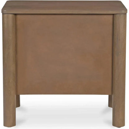 Wiley Wood Vintage Brown Nightstand - LOOMLAN - Moe's Home - Nightstands
