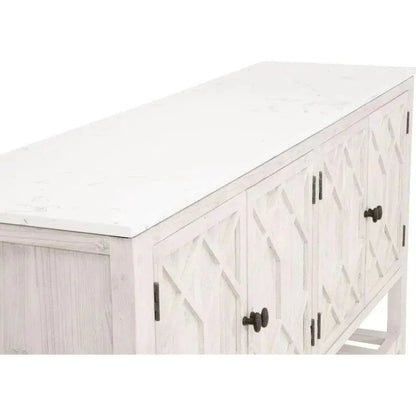 Willow Media Sideboard White Pine White Quartz - LOOMLAN - Essentials For Living - Sideboards