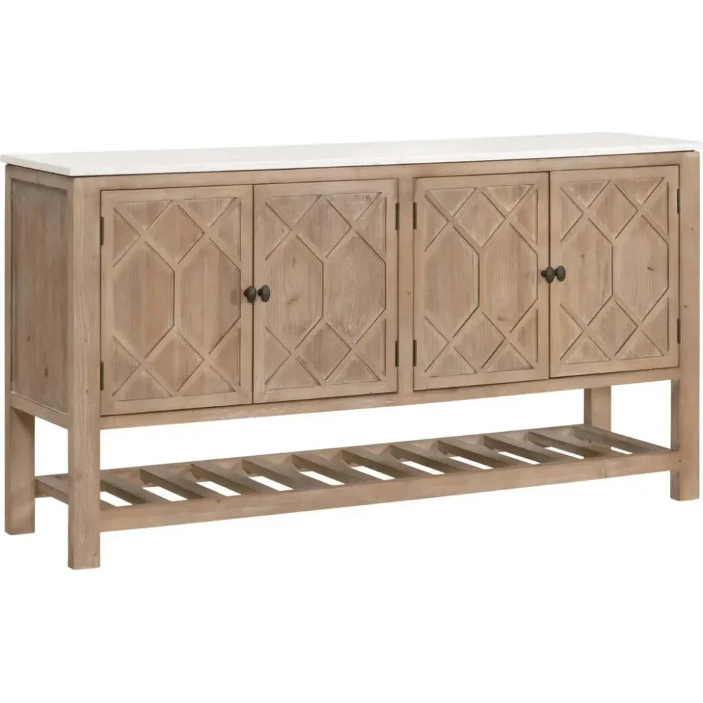 Willow Media Sideboard White Pine White Quartz - LOOMLAN - Essentials For Living - Sideboards