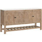 Willow Media Sideboard White Pine White Quartz - LOOMLAN - Essentials For Living - Sideboards
