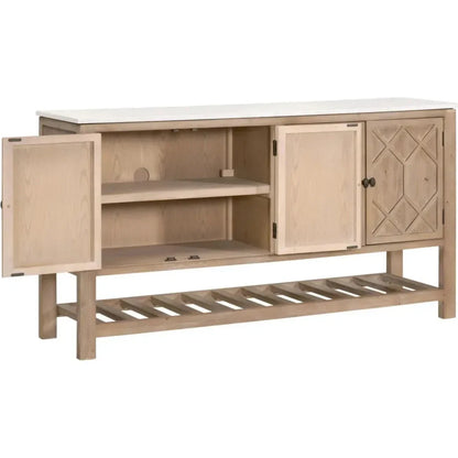 Willow Media Sideboard White Pine White Quartz - LOOMLAN - Essentials For Living - Sideboards