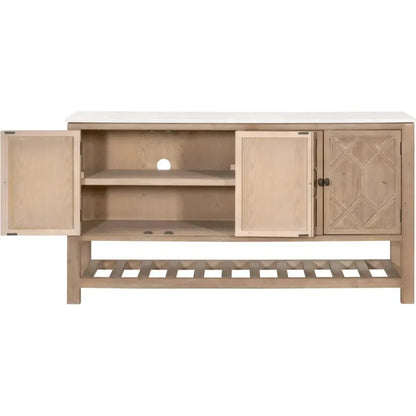 Willow Media Sideboard White Pine White Quartz - LOOMLAN - Essentials For Living - Sideboards