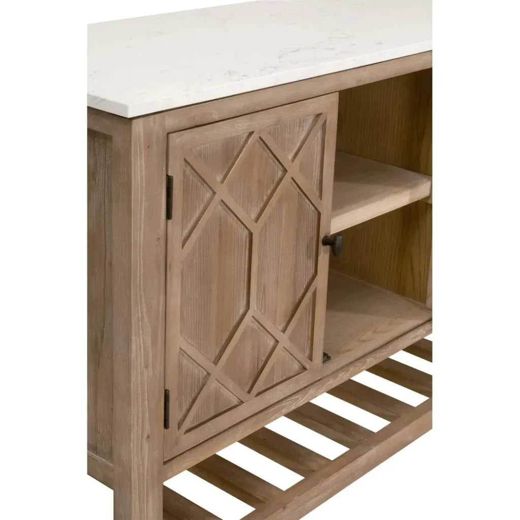 Willow Media Sideboard White Pine White Quartz - LOOMLAN - Essentials For Living - Sideboards