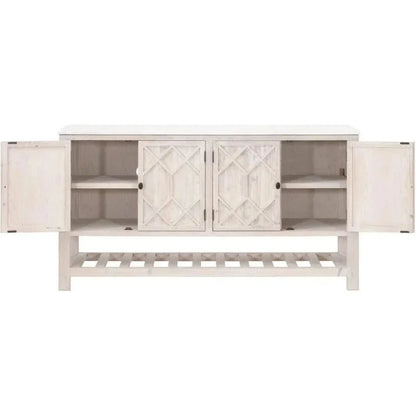 Willow Media Sideboard White Pine White Quartz - LOOMLAN - Essentials For Living - Sideboards