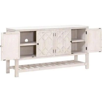Willow Media Sideboard White Pine White Quartz - LOOMLAN - Essentials For Living - Sideboards