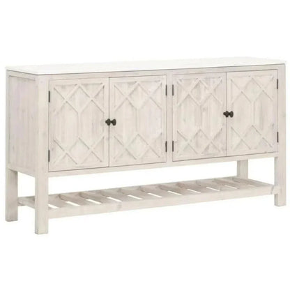 Willow Media Sideboard White Pine White Quartz - LOOMLAN - Essentials For Living - Sideboards