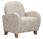 Willow Natural Wood Finish Accent Chair - LOOMLAN - Bassett Mirror - Club Chairs
