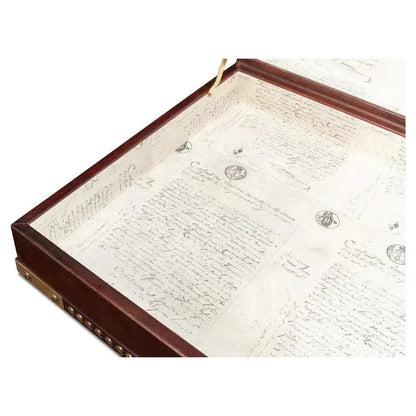 Winchester Box Leather Decorative Box - LOOMLAN - Sarreid - Boxes & Bowls