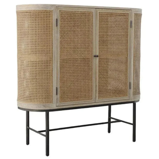 Windell Wood Brown Cabinet - LOOMLAN - Furniture Classics - Accent Cabinets