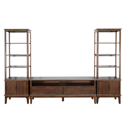 Windmere Two Drawers Media Console with Shelving Unit