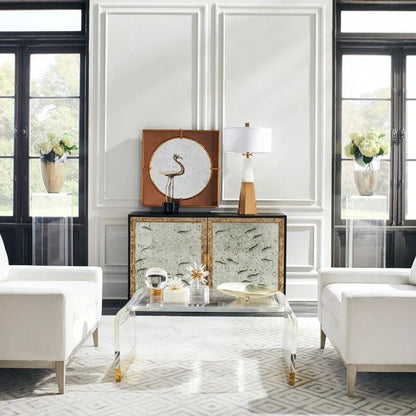 Winfield Alabaster Modern Design Table Lamp - LOOMLAN - Chelsea House - Table Lamps