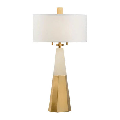 Winfield Alabaster Modern Design Table Lamp - LOOMLAN - Chelsea House - Table Lamps