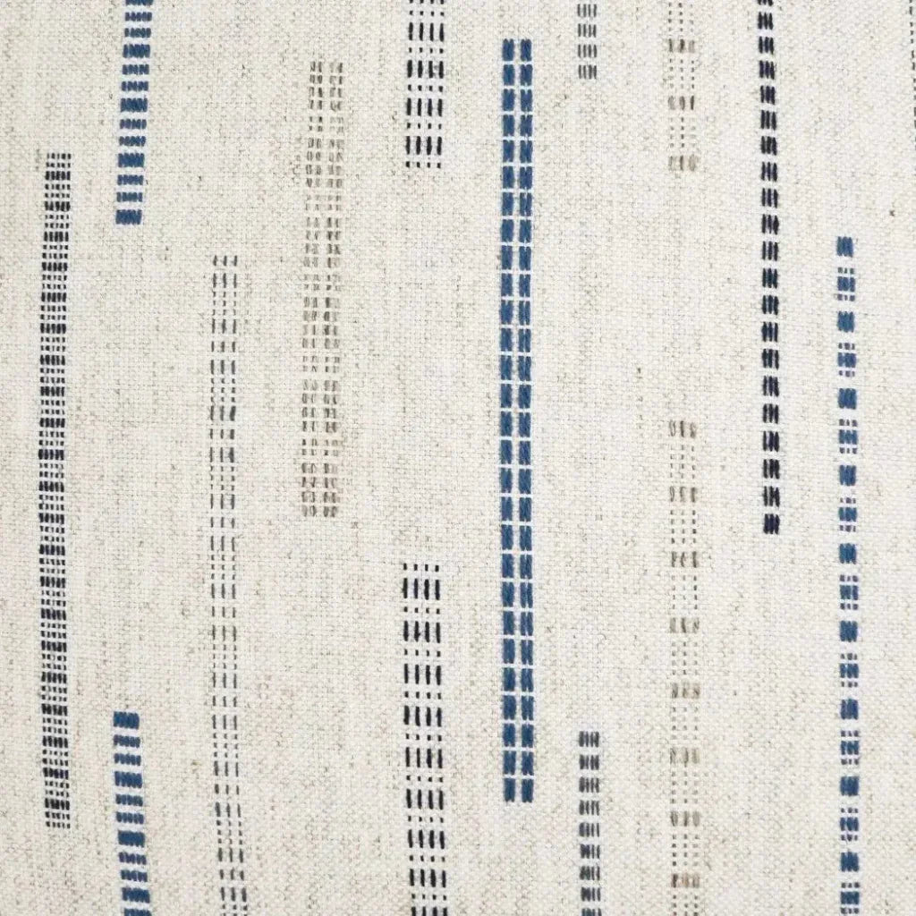 Winstead Stripes Blue Large Throw Pillow Insert - LOOMLAN - D.V. Kap - Throw Pillows