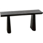 Winston Black Steel Rectangle Console Table - LOOMLAN - Noir - Console Tables