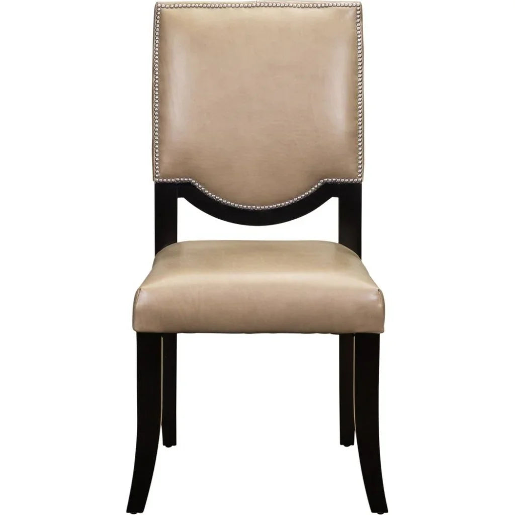 Winston Leather Stylish Dining Chair - LOOMLAN - Olivia + Quinn - Dining Chairs