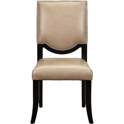 Winston Leather Stylish Dining Chair - LOOMLAN - Olivia + Quinn - Dining Chairs