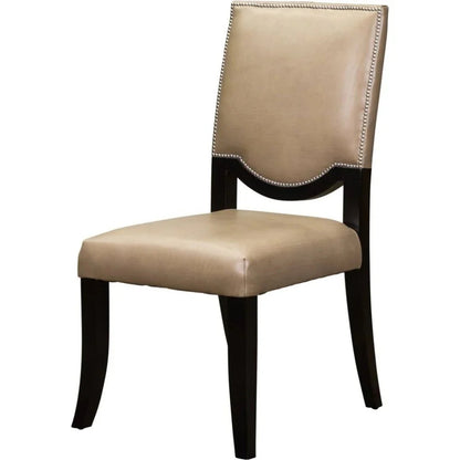 Winston Leather Stylish Dining Chair - LOOMLAN - Olivia + Quinn - Dining Chairs