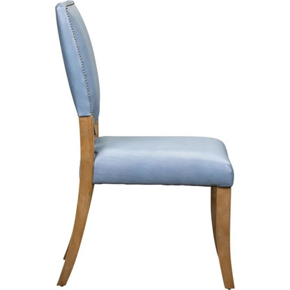 Winston Leather Stylish Dining Chair - LOOMLAN - Olivia + Quinn - Dining Chairs