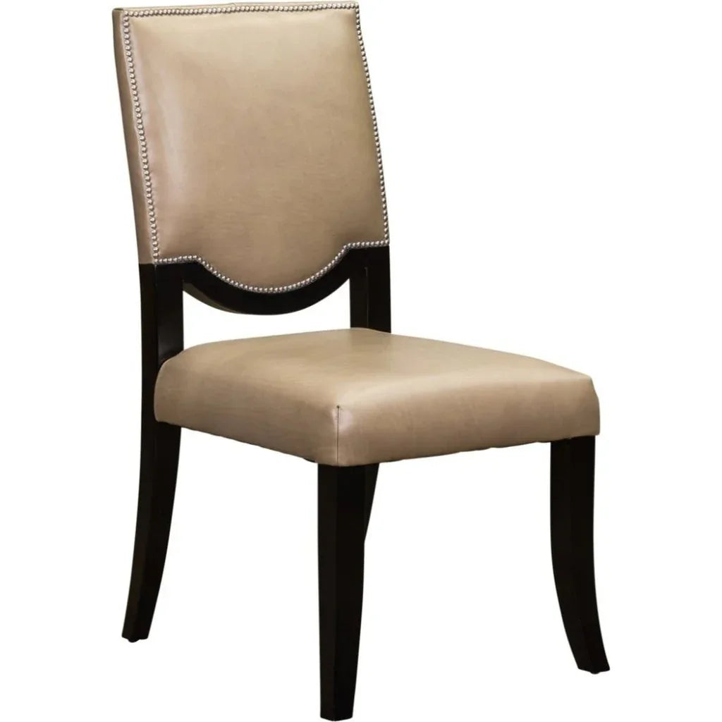 Winston Leather Stylish Dining Chair - LOOMLAN - Olivia + Quinn - Dining Chairs