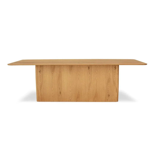 Winston Rustic Oak Rectangular Dining Table-Dining Tables-Moe's Home-LOOMLAN