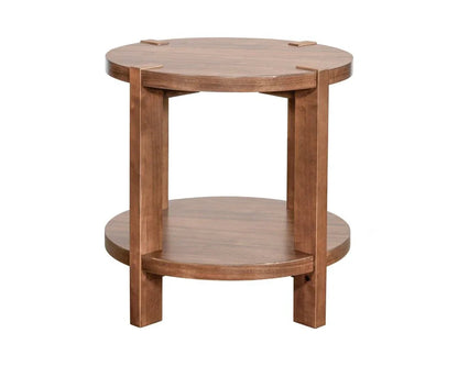 Winston Wooden Brown End Table - LOOMLAN - Bassett Mirror - Side Tables