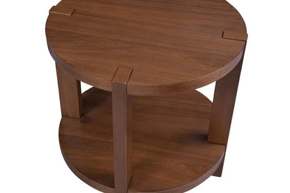 Winston Wooden Brown End Table - LOOMLAN - Bassett Mirror - Side Tables