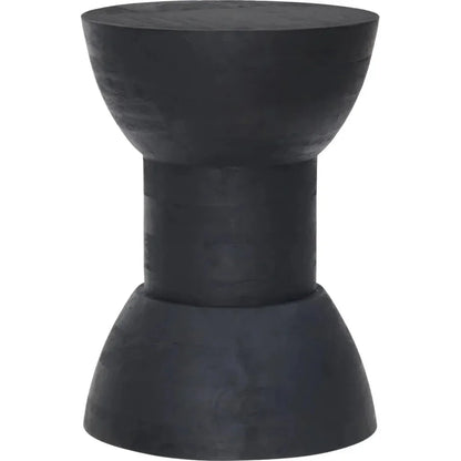 Wisdom Table Stool Matte Black - LOOMLAN - Zuo Modern - Side Tables