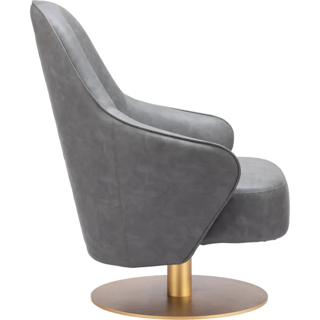 Withby Gray Armless Accent Chair - LOOMLAN - Zuo Modern - Accent Chairs