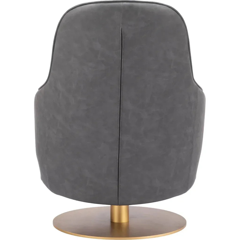 Withby Gray Armless Accent Chair - LOOMLAN - Zuo Modern - Accent Chairs