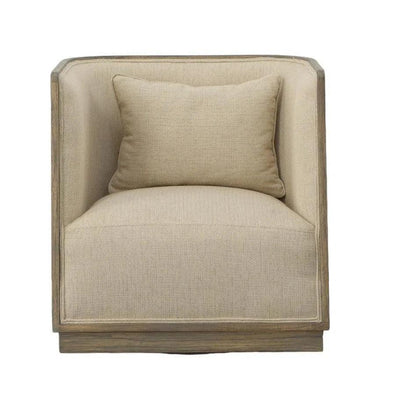 Wittman Bucket Seat Swivel Club Chair - LOOMLAN - Furniture Classics - Club Chairs