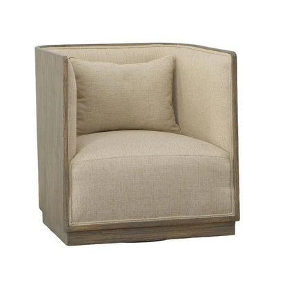Wittman Bucket Seat Swivel Club Chair - LOOMLAN - Furniture Classics - Club Chairs