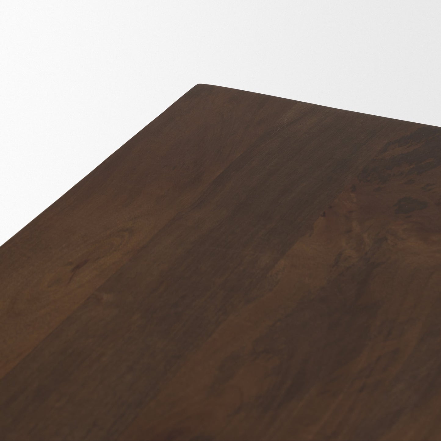 Wolcott Dark Brown Wooden Dining Bench