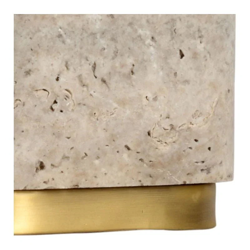 Wonderful Stone Design Brass Accents Small Table Lamp - LOOMLAN - Chelsea House - Table Lamps