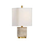 Wonderful Stone Design Brass Accents Small Table Lamp - LOOMLAN - Chelsea House - Table Lamps